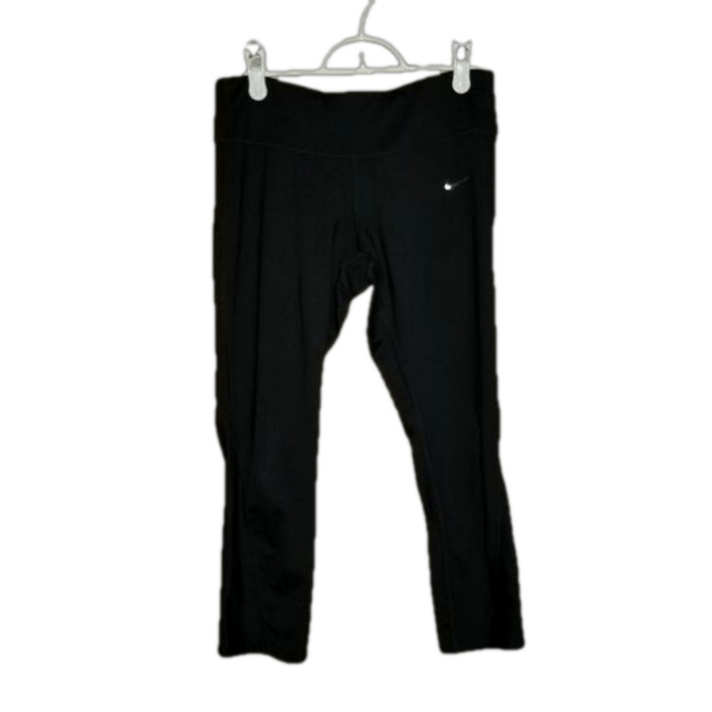 Nike DriFit Black Womens Capri Leggings Label Reads Size Medium